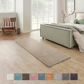 Carpet Studio Santa Fe Loper Tapijt 67x180cm - Vloerkleed Laagpolig - Tapijt Woonkamer en Tapijt Slaapkamer - Kleed Beige