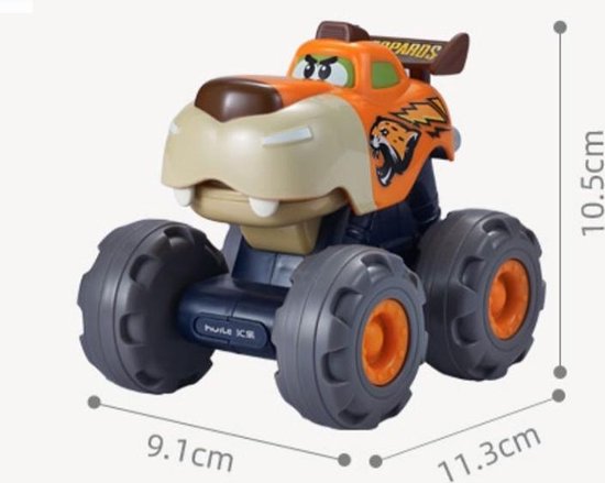 PLAY IT Auto Speelgoed Monstertruck 3 Stuks - Speelgoed auto - PLAY-IT