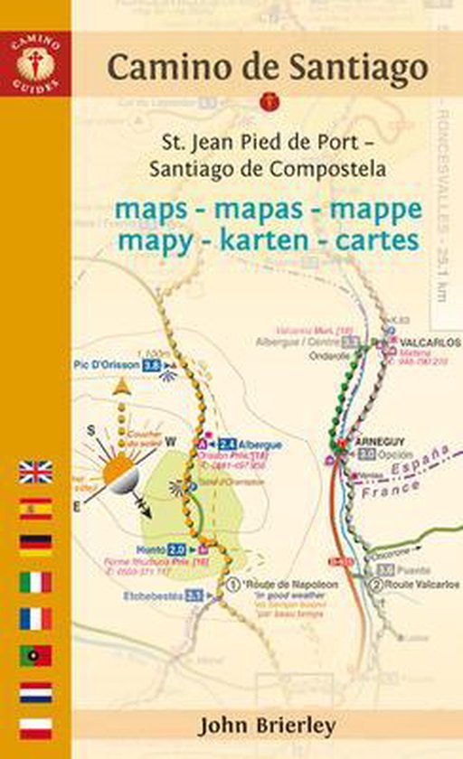Camine De Santiago Maps - Tenth Edition - cover