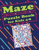 Maze Puzzle Book for Kids 4-8: 121 Fun and Challenging Mazes, Maze Activity Workbook for kids, Puzzle games to challenge your mind, Puzzles and Probl