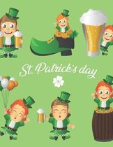 St Patrick's Day: coloring for kids ages 3-6 4-9 relaxation preschoole