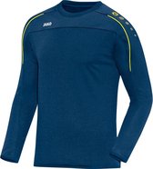 Jako Sweater Classico Nacht Blauw-Citroen Maat XL