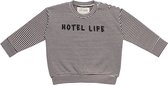 Little Indians Trui Hotel Life Junior Katoen Bruin/wit Mt 104