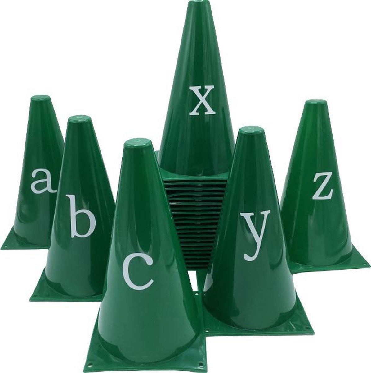 Pionnen Set Alfabet - 26 delig - A t/m Z GROEN