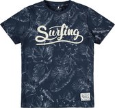 Name It Falkberg Shirt  T-shirt - Jongens - donker blauw/wit