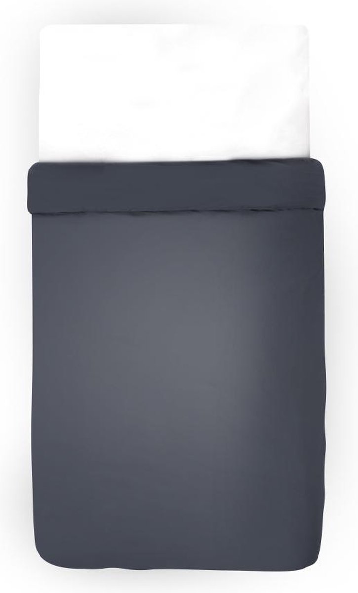 Cillows Dekbedovertrek - Excl. Kussenslopen - Katoensatijn - 140x220 cm - Zwart