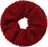 Scrunchie teddy, rood, haaraccessoire