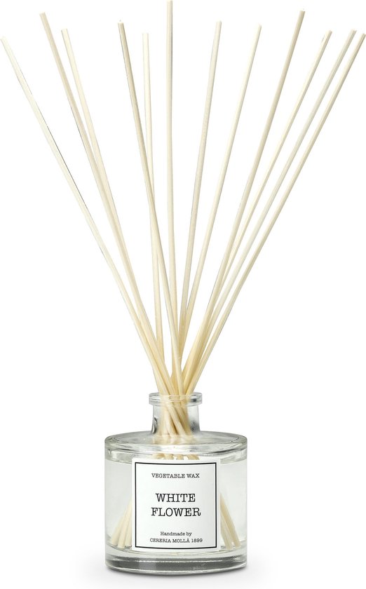 Cereria Mollà 1899 Mikado White Flowers Geurstokjes aroma diffuser 100ml