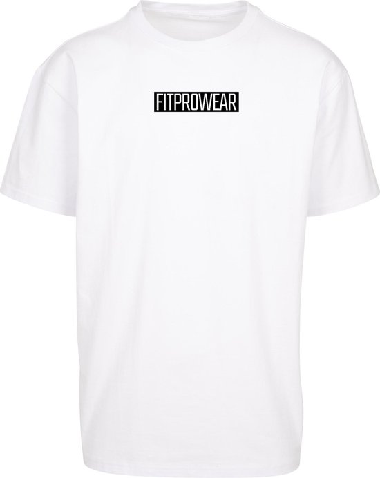 FitProWear Oversized Casual T-Shirt - Wit - Maat XXL/2XL - Casual T-Shirt - Oversized Shirt - Wijd Shirt - Wit Shirt - Zomershirt - Sportshirt - Shirt Casual - Shirt Oversized - T-Shirt