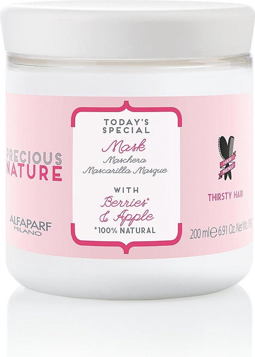 Haarmasker Precious Nature Alfaparf Milano Droog haar (200 ml)