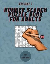 Number Search Puzzle Book for Adults