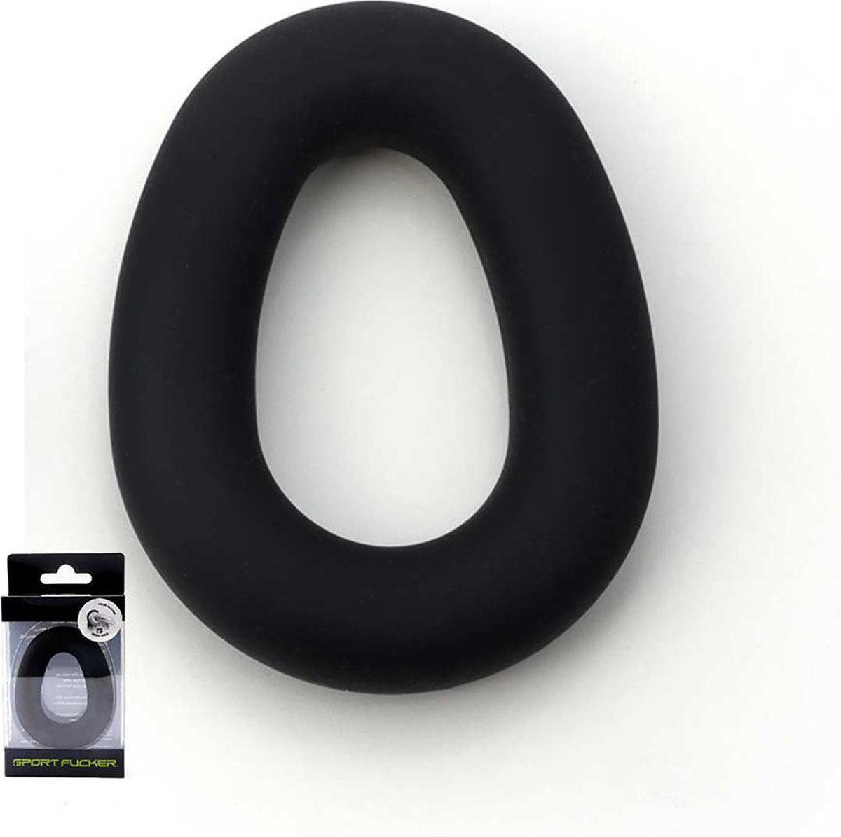 Goedkoopste Sport Fucker – Silicone Hero Cockring – Zwart