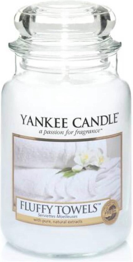 Yankee Candle Large Jar Geurkaars - Fluffy Towels