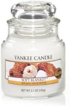 Yankee Candle Geurkaars Small Soft Blanket - 9 cm / ø 6 cm