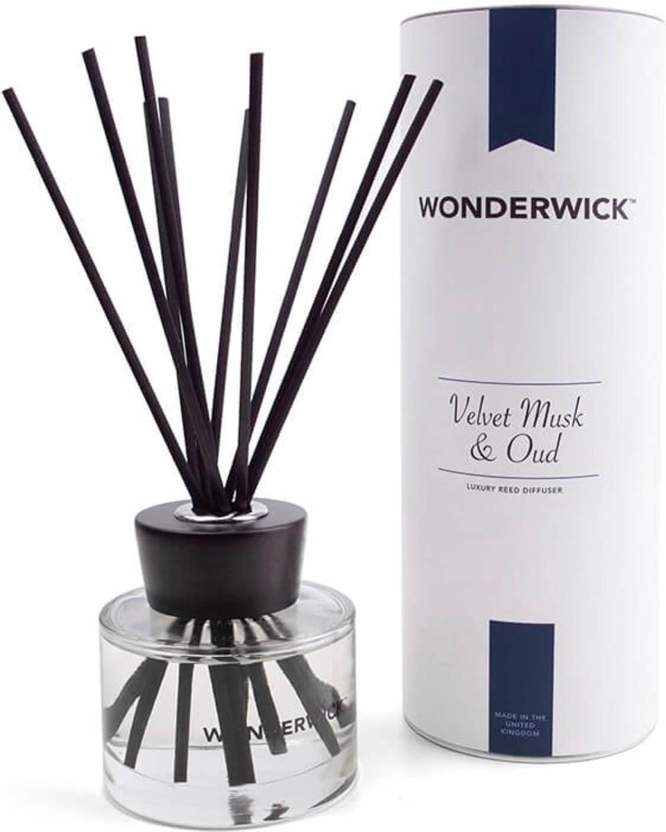 Wonderwick - geurstokjes Velvet Musk Oud wit