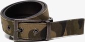 Jongens riem met camouflage print - Groen - Maat 75