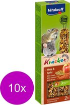 Vitakraft Muis/Gerbil Kracker Corn/Fruit - Knaagdiersnack - 10 x 2 stuks