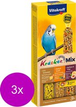 Vitakraft Parkiet Kracker 3 stuks - Vogelsnack - 3 x Honing&Ei&Fruit