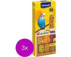 Vitakraft Parkiet Kracker 3 stuks - Vogelsnack - 3 x Honing&Ei&Fruit