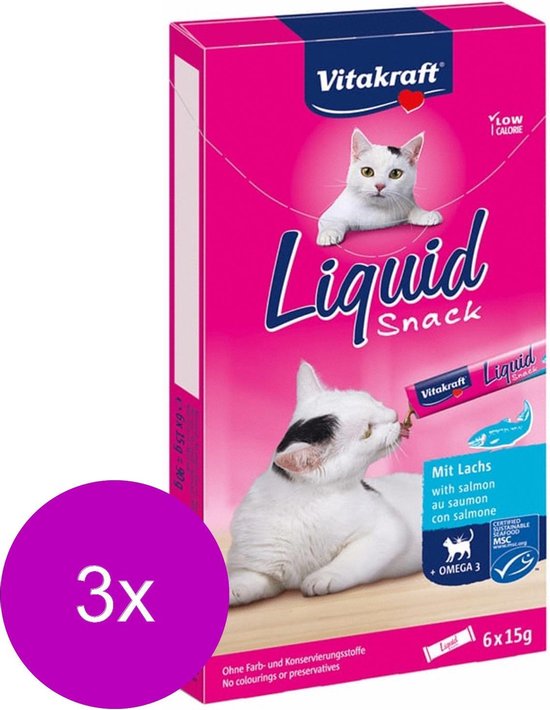 Vitakraft cat liquid snacks - 5 st à 121 gr