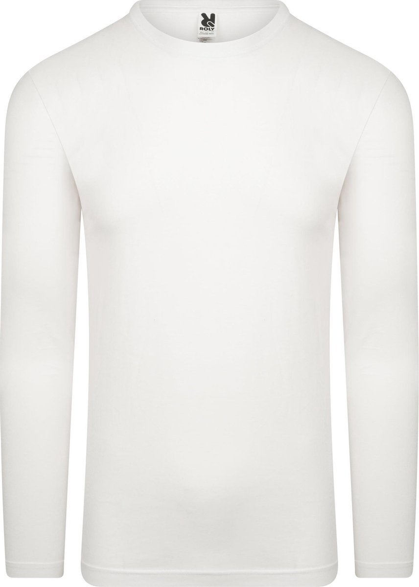 Roly - heren shirt wit - effen - L59