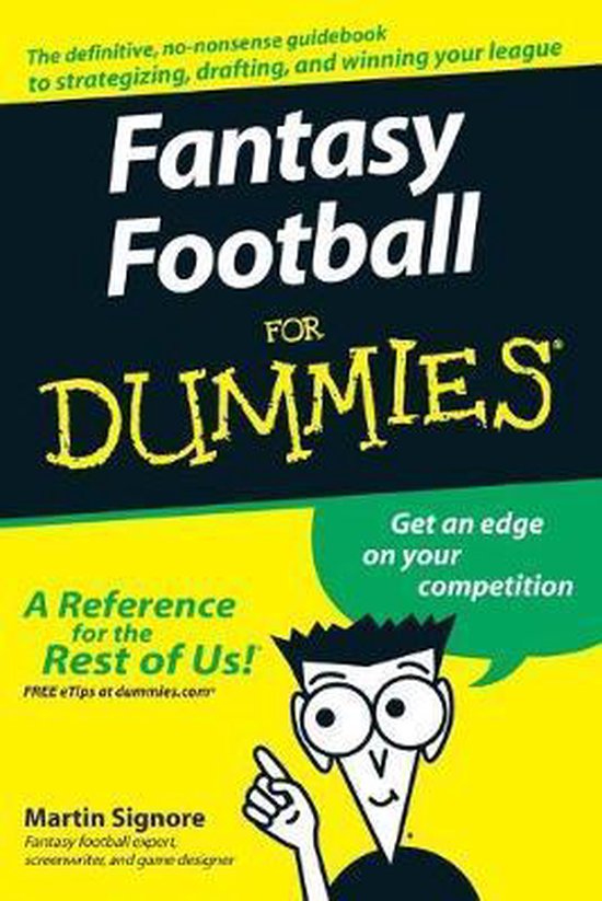 Fantasy Football For Dummies, M Signore 9780470125076 Boeken