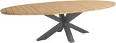 Beach7 Dawn ovale tuintafel donker grijs 280 x 130