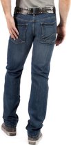 Maskovick Heren Jeans Clinton stretch Regular - Kleur: Dark Used - Maat: 42/34
