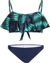 Bikini met volant top Tropical leaf 164-170