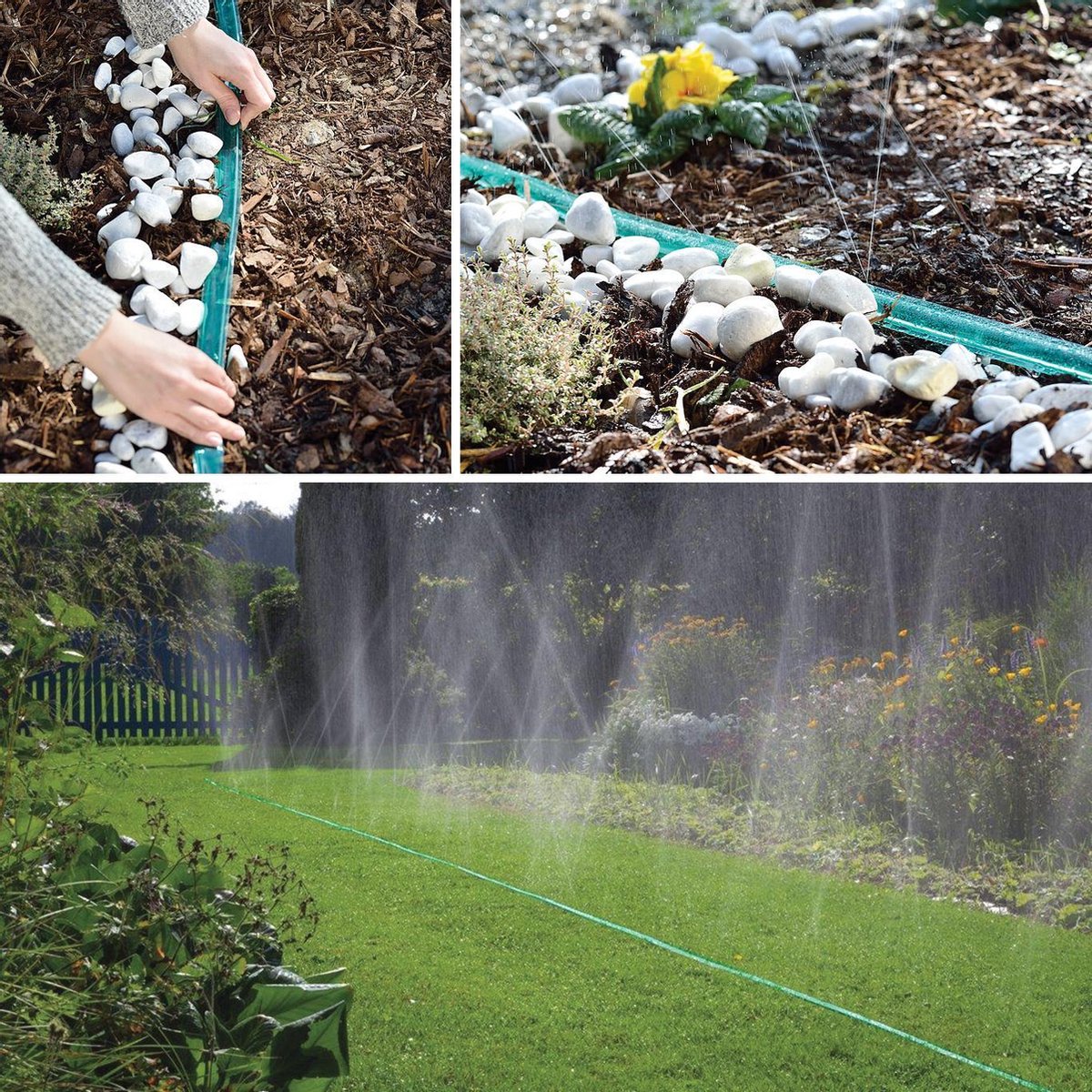 Sproeislang - Tuinsproeier Slang - 7.5 meter - Watersproeier Tuinslang - Irrigatiesysteem – foto 3