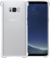 Samsung S8 Hoesje Siliconen Shock Proof Case - Samsung Galaxy S8 Hoesje Transparant - Samsung Galaxy S8 Hoes Cover Transparant - Samsung S8 Case Shockproof