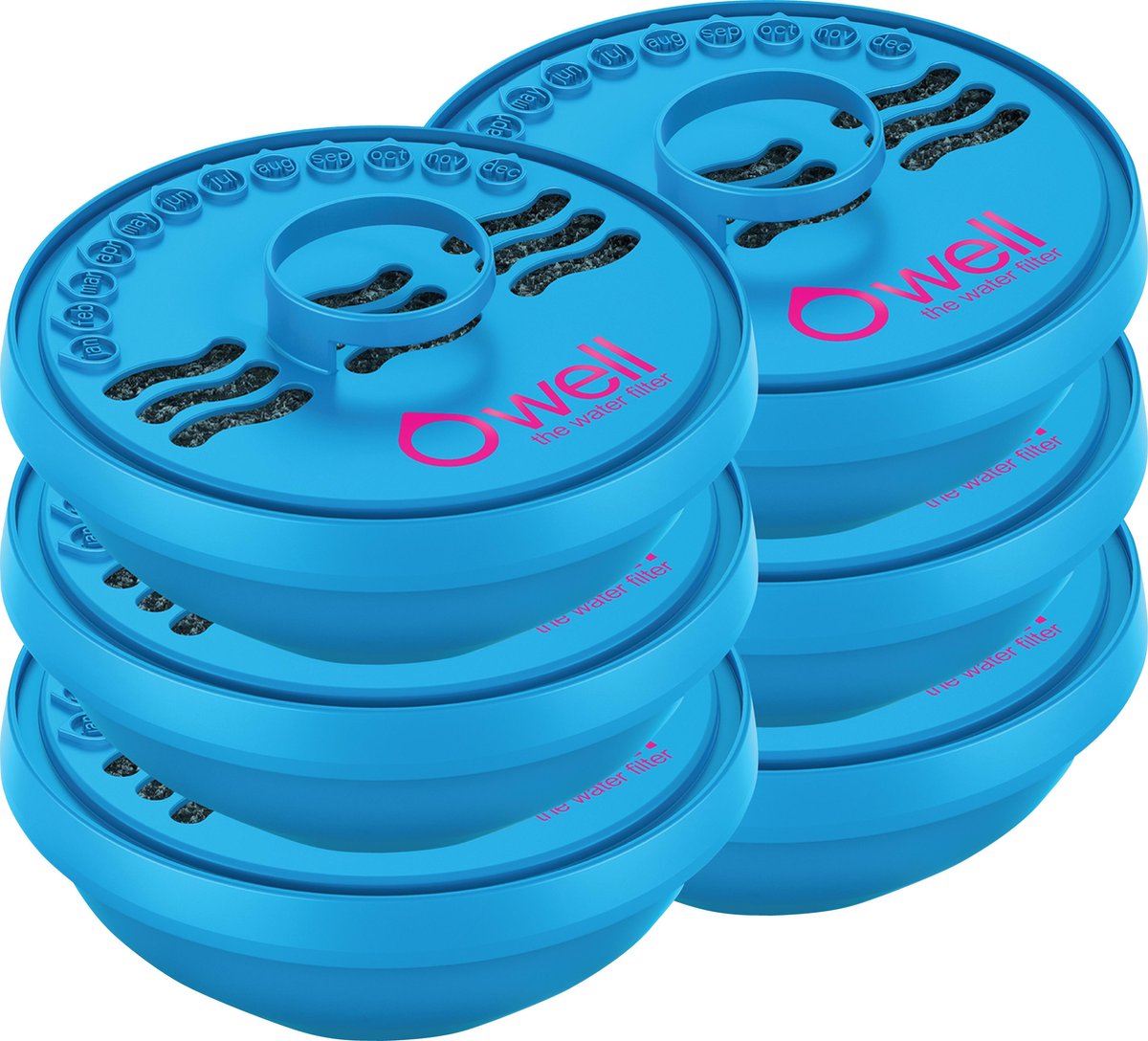 Owell special, een jaar lang gefilterd water single household, 750 liter