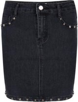 Skirt Black - Spijkerrok Zwart - Maat L