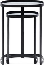 Craig End Table S/2 Black