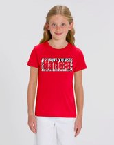 T-Shirt Harlem  Zebra Rood