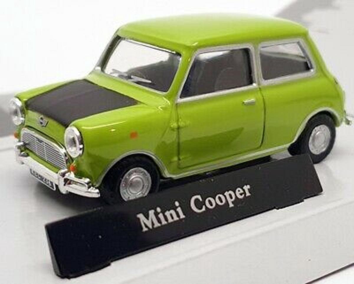 Voiture Miniature Mini Cooper 1/43 - Marque Rik&Rok, Couleur Marron, Occasion