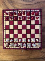 Chess the Game - Middelgroot schaakbord inclusief schaakstukken - Hout!