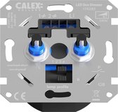 CALEX - LED DUO Dimmer - Dubbele Inbouwdimmer - Dubbel Knop - 3-70W - BSE