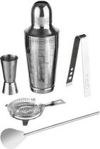 RVS Cocktail Shaker set 5 stuks 600ml | Giftset cocktails