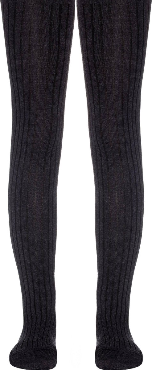 Kinderenmaillot krijtstreep patroon, effen zwart, maat 150/152 (23).