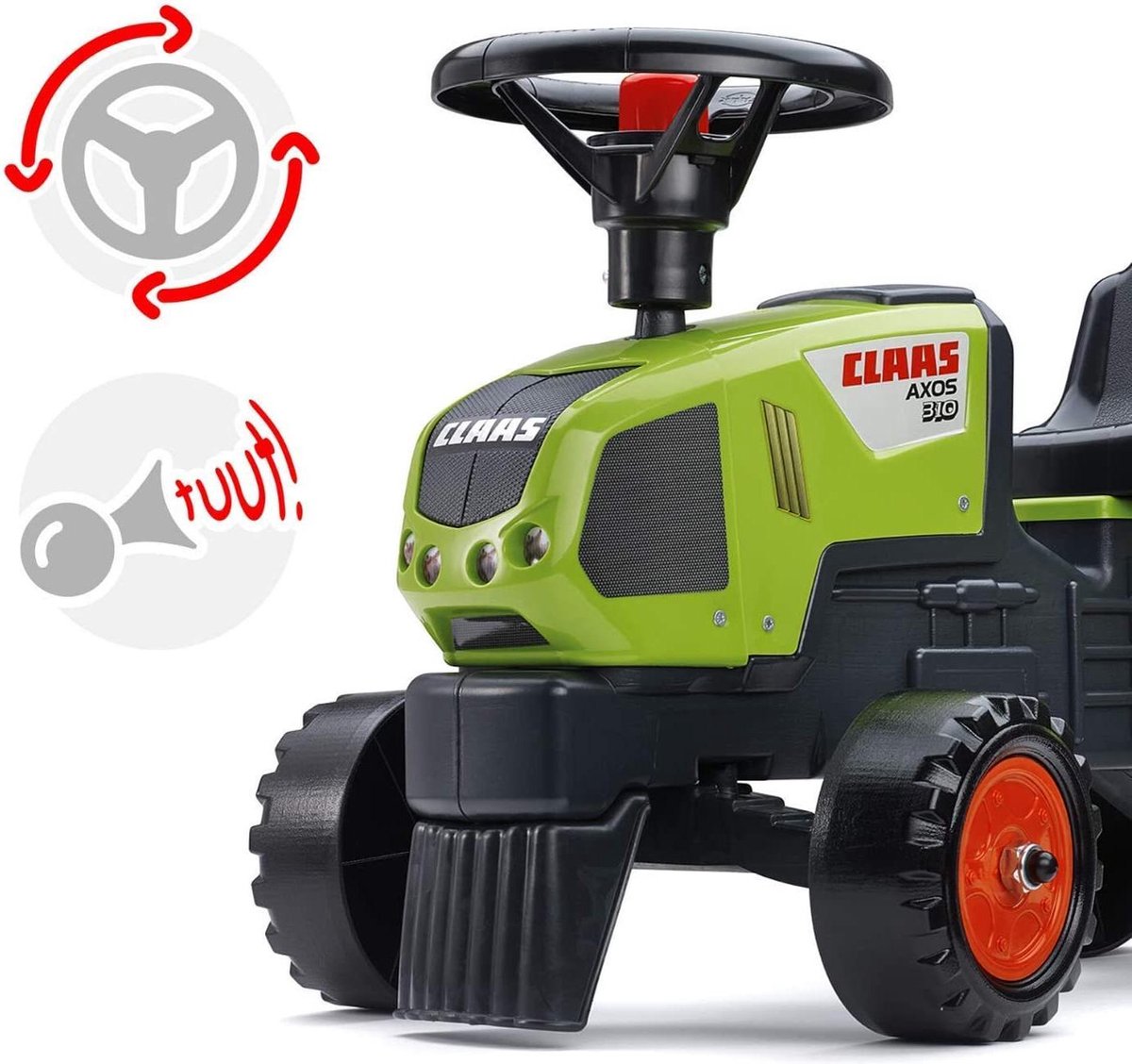 Falk Claas Tractor Axos 310 Set 1/3 - Kinderen - Buitenspeelgoed-  Kindertractor-... | bol.com