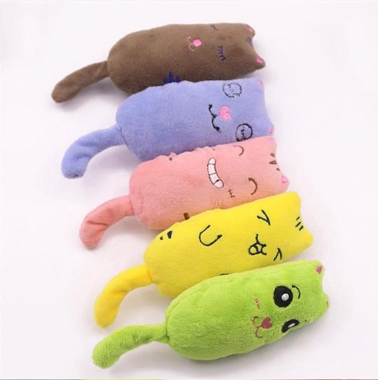 Kattenspeelgoed met kattenkruid, bekijk onze Top 20 van 2023 6 Cabantis Funny Catnip knuffeldier|Katten-speelgoed|Kattenkruid|Knuffeldier|Cabantis|Paars