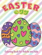 Easter Egg Coloring Book for Adults and Kids