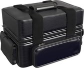 Luxgoods™ Make up koffer- make up organizer- beautycase -zwart -Make-upkoffer- multifunctionele koffer- make-upkoffer- sieradenkoffer- kapperskoffer- afneembare schouderriem- klassieke zwarte