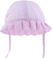 Baby zonnehoedje|kleur roze maat 6-12 maanden|Chapeau de soleil bébé couleur rose taille 6-12 mois