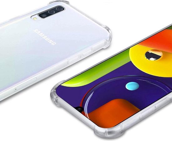 Pilfer voorzien verhaal Samsung Galaxy A70 hoesje - Galaxy A70 shock case transparant - galaxy a70  hoesjes -... | bol.com