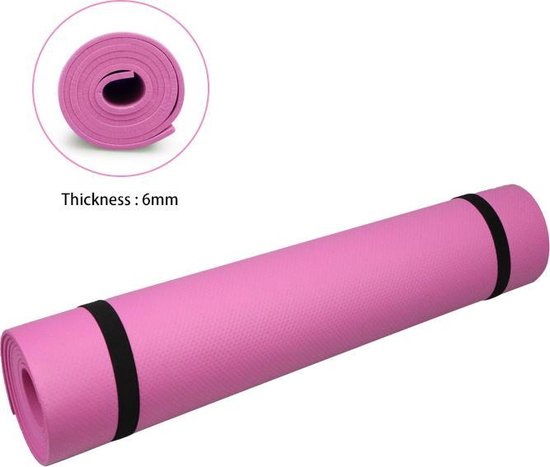 Yogamat - Roze - proffesioneel -  6mm