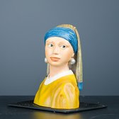 Parastone - Het meisje met de parel - Johannes Vermeer - Beeld - Buste - Woondecoratie - Decoratie Woonkamer - Bureau