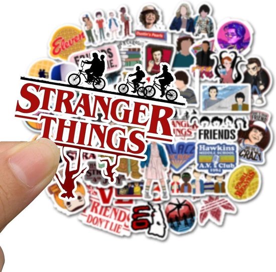 Stranger things stickers – 50 stuks – Stranger things – Stranger things  kleding –... | bol.com