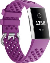 YONO Fitbit Charge 4 Bandje – Charge 3 – Sport Air – Paars – Small